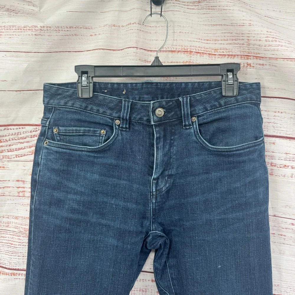 Prana Jeans‎ Mens Size 30x32Slim Fit Dark Wash Denim
